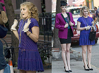 Pictures of Alicia Silverstone and Krysten Ritter on the Set of Vamps in NYC