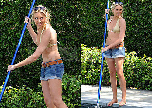 Pictures of The Hills' Stephanie Pratt Cleaning Her Pool in a Bikini