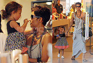 Pictures of Halle Berry With Nahla Aubry Shopping in LA