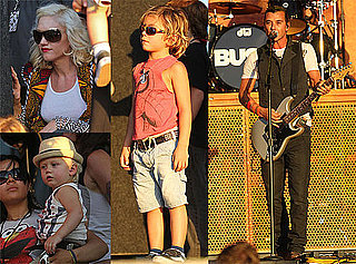 Pictures of Gavin Rossdale Performing With Bush While Gwen, Kingston, and Zuma Watch From the Crowd