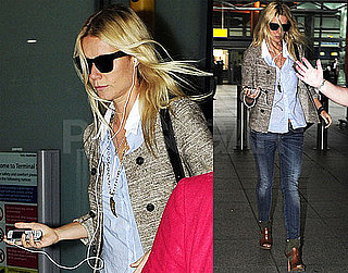 Pictures of Gwyneth Paltrow at Heathrow Airport