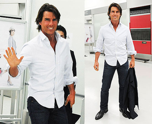 Tom Cruise Arriving in Japan to Promote Knight and Day
