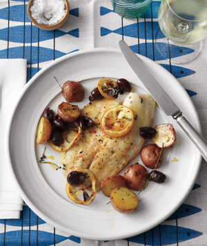 Roasted Tilapia, Potatoes, and Lemon Recipe