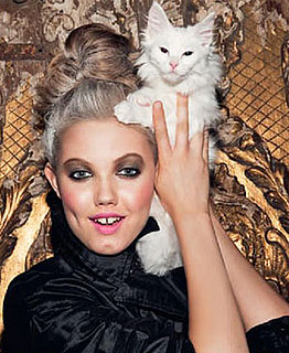 Lindsey Wixson Grey Hair for Barneys Ad