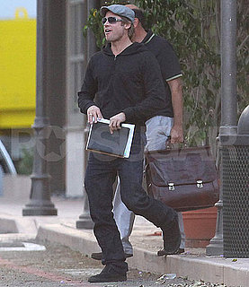 Pictures of Brad Pitt Leaving a Meeting in LA