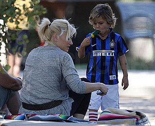 Pictures of Gwen Stefani and Gavin Rossdale at the Park in LA With Kingston and Zuma