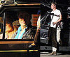 Pictures of Brad Pitt Taking a Break For Burgers on Moneyball Set
