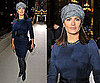 Salma Hayek Wears a Turban to Paris Fashion Week