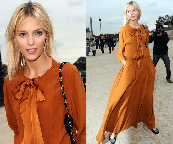 Photos of Anja Rubik at Chloe Spring 2011 Show at Paris Fashion Week Photos of Anja Rubik at Chloe Spring 2011 Show at Paris Fashion Week