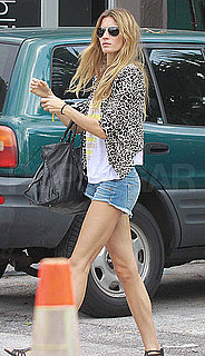 Pictures of Gisele in Tiny Shorts and Baby Ben in a Stroller in Miami