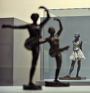 Pictures of Edgar Degas Ballerina Sculptures in France