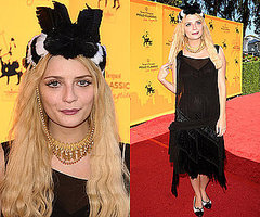 Photos of Mischa Barton in a Black and White Furry Hat Photos of Mischa Barton in a Black and White Furry Hat