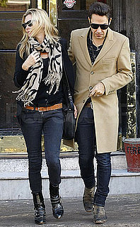Pictures of Kate Moss and Jamie Hince at Lunch in London