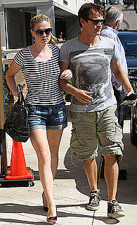 Pictures of Anna Paquin and Stephen Moyer Shopping Hand in Hand at Barneys in LA