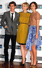 Pictures of Keira Knightley, Carey Mulligan, and Andrew Garfield at a Never Let Me Go Photo Call in London Pictures of Keira Knightley, Carey Mulligan, and Andrew Garfield at a Never Let Me Go Photo Call in London