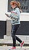 Pictures of New Mom Isla Fisher Walking in North London
