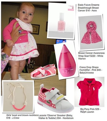 Pink Baby Products For Breast Cancer Awareness