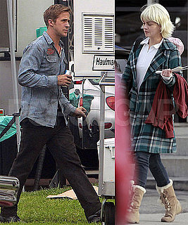 Pictures of Ryan Gosling on the Set of Drive in LA