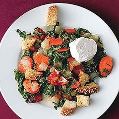 Easy Roasted Vegetable Salad Recipe Easy Roasted Vegetable Salad Recipe