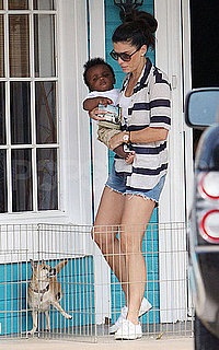 Pictures of Sandra Bullock in Austin With Son Louis