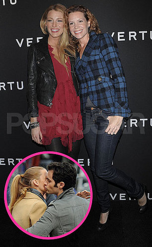 Pictures of Blake Lively on the Set of Gossip Girl and With Her Sister at an Event