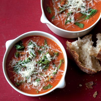 Fast and Easy Recipe For Broccolini and Tomato Soup