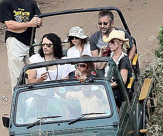 Pictures of Russell Brand on His Wedding Safari