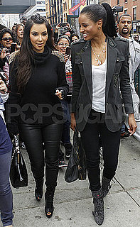 Pictures of Kim Kardashian and Ciara Enjoying Brunch Together in NYC
