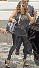 Photo of Fergie with a Stella McCartney Handbag in Brazil Photo of Fergie with a Stella McCartney Handbag in Brazil