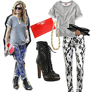 How to Wear Fall's Denim Trend: Graphic Print Denim