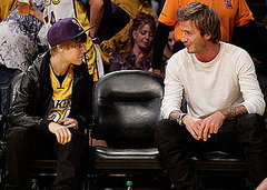 Pictures of Denzel Washington, David Beckham, Jaden Smith, Justin Bieber at a Lakers Game Pictures of Denzel Washington, David Beckham, Jaden Smith, Justin Bieber at a Lakers Game