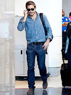 Pictures of Jake Gyllenhaal Arriving at LAX