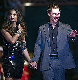Pictures of Matthew McConaughey, Camila Alves, Christian Slater, Hugh Grant at China Golf Tournament