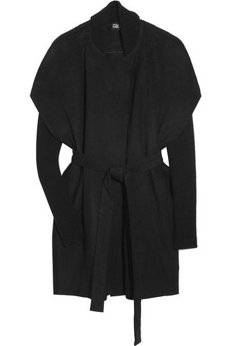 Edun - Asymmetric wool cape coat