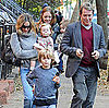 Pictures of Sarah Jessica Parker, James Wilkie, Matthew Broderick, Marion, and Loretta in NYC