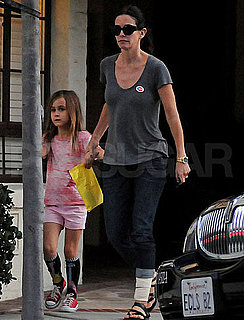 Pictures of Courteney Cox and Coco Arquette in LA