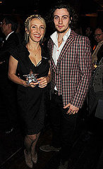 Aaron Johnson Supports Woman of...