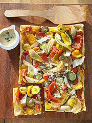 Roasted Squash and Pepper Tart Recipe