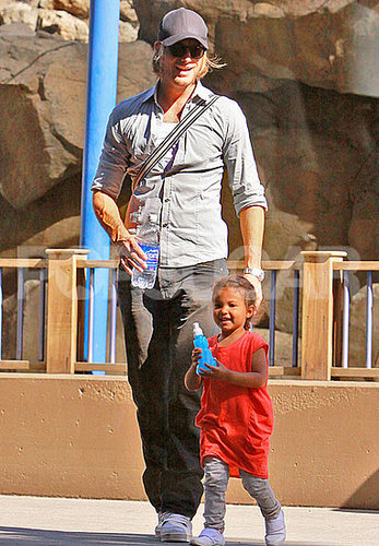 Pictures of Gabriel Aubry and Nahla at Park in LA