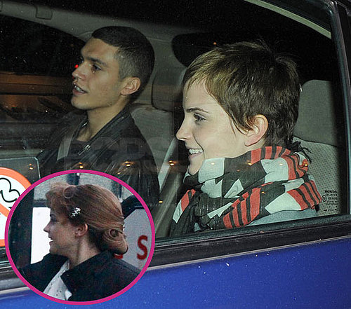 Pictures of Emma Watson and Mystery Man in London After Filming My Week With Marilyn and Split From Ex Boyfriend George Craig