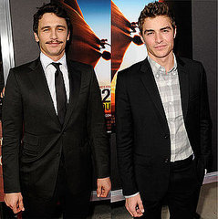 Pictures of James Franco and Dave Franco at 127 Hours Hollywood Premiere