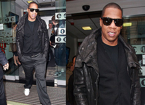 Jay-Z Leaving BBC Studios in London