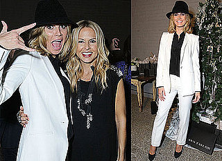 Heidi Klum, Rachel Zoe and Debra Messing at a Holiday Dinner in LA