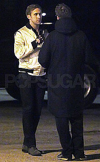 Pictures of Ryan Gosling on the Set of Drive in Downtown LA