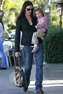 Pictures of Jennifer Garner and Seraphina Affleck Sharing Breakfast in LA