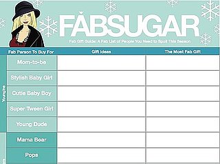 Free Holiday Gift Organizer Download