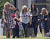 Pictures of I'm A Celebrity 2010 Contestants Heading to the Jungle in Helicopters Including Stacey Solomon and Kayla Collins