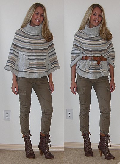 poncho sweater