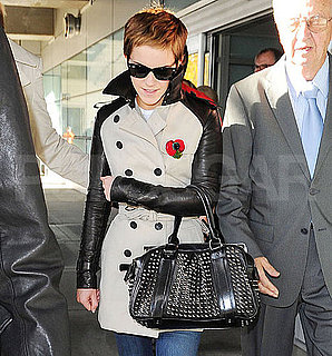 Pictures of Harry Potter's Emma Watson Arriving in New York