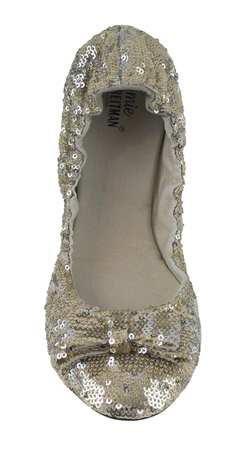 Womens Sequin Shoes - Sequins Ballet Flats 